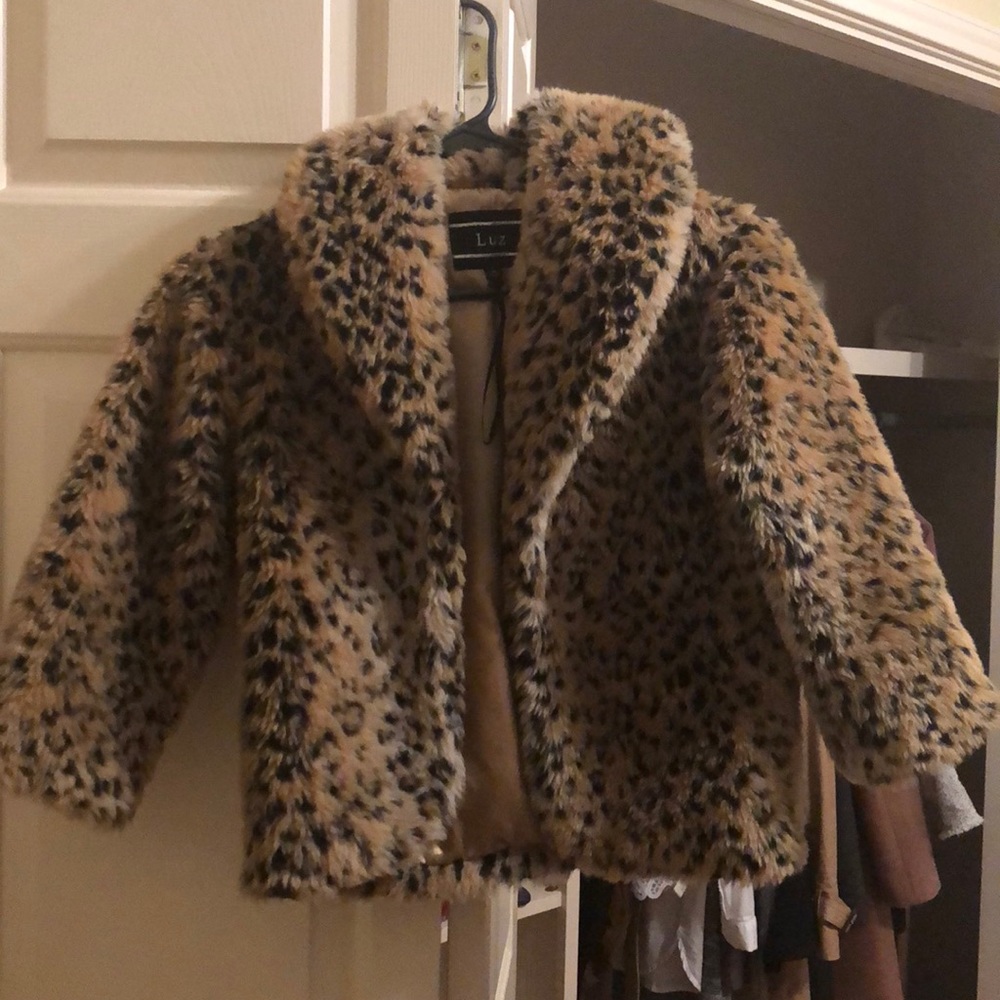 Faux fur coat